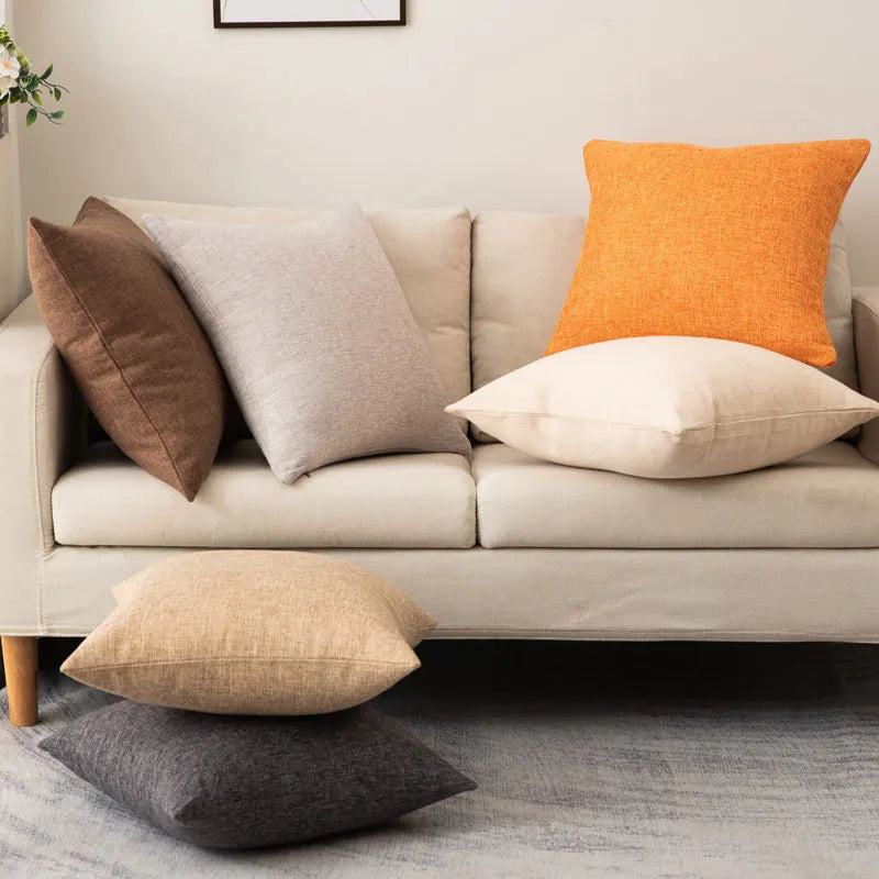 Housse de coussin pour canapé